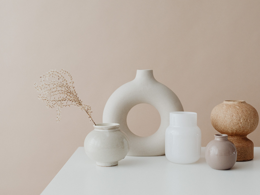 various vases