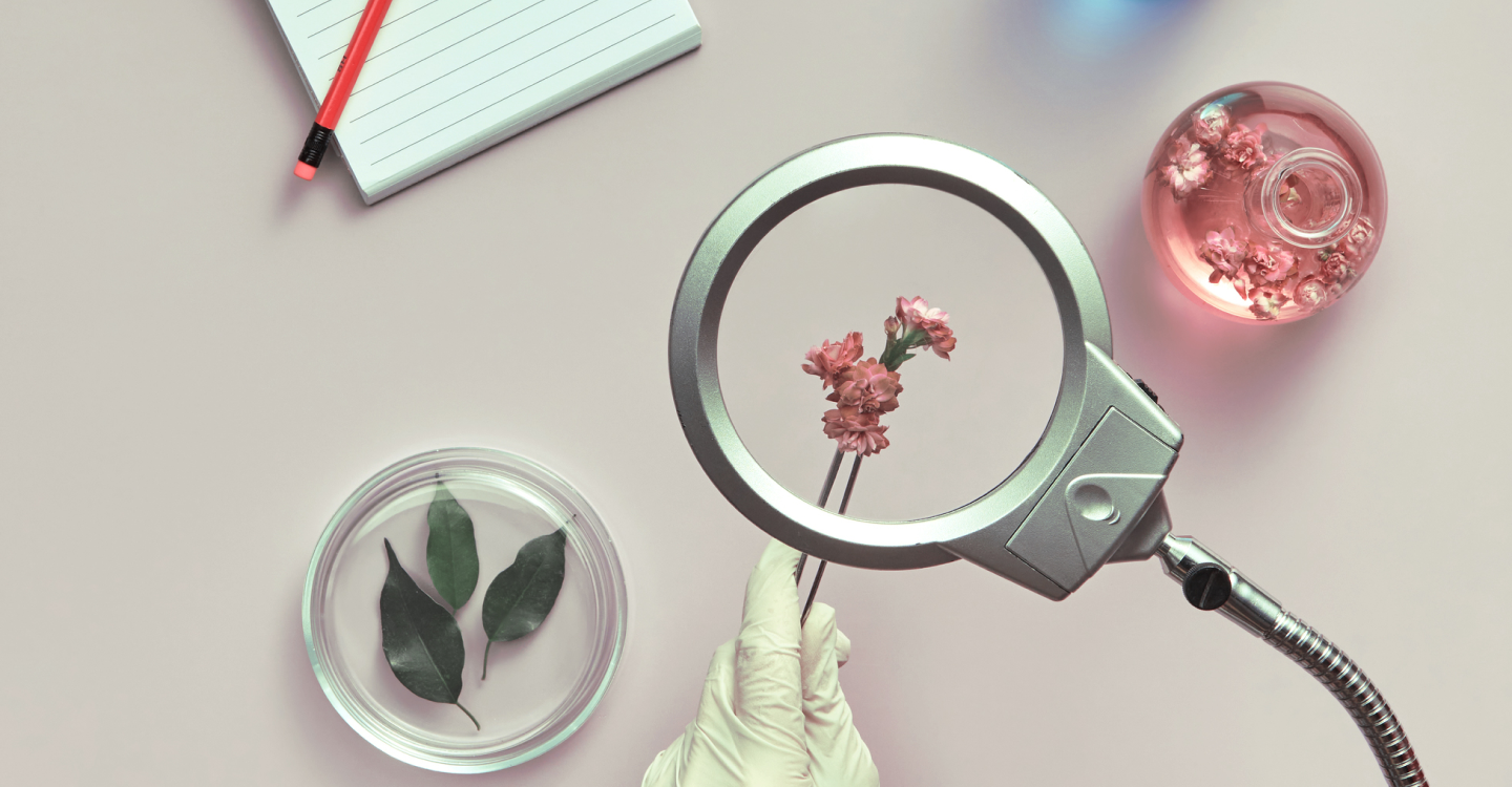 Scientific research floral sample