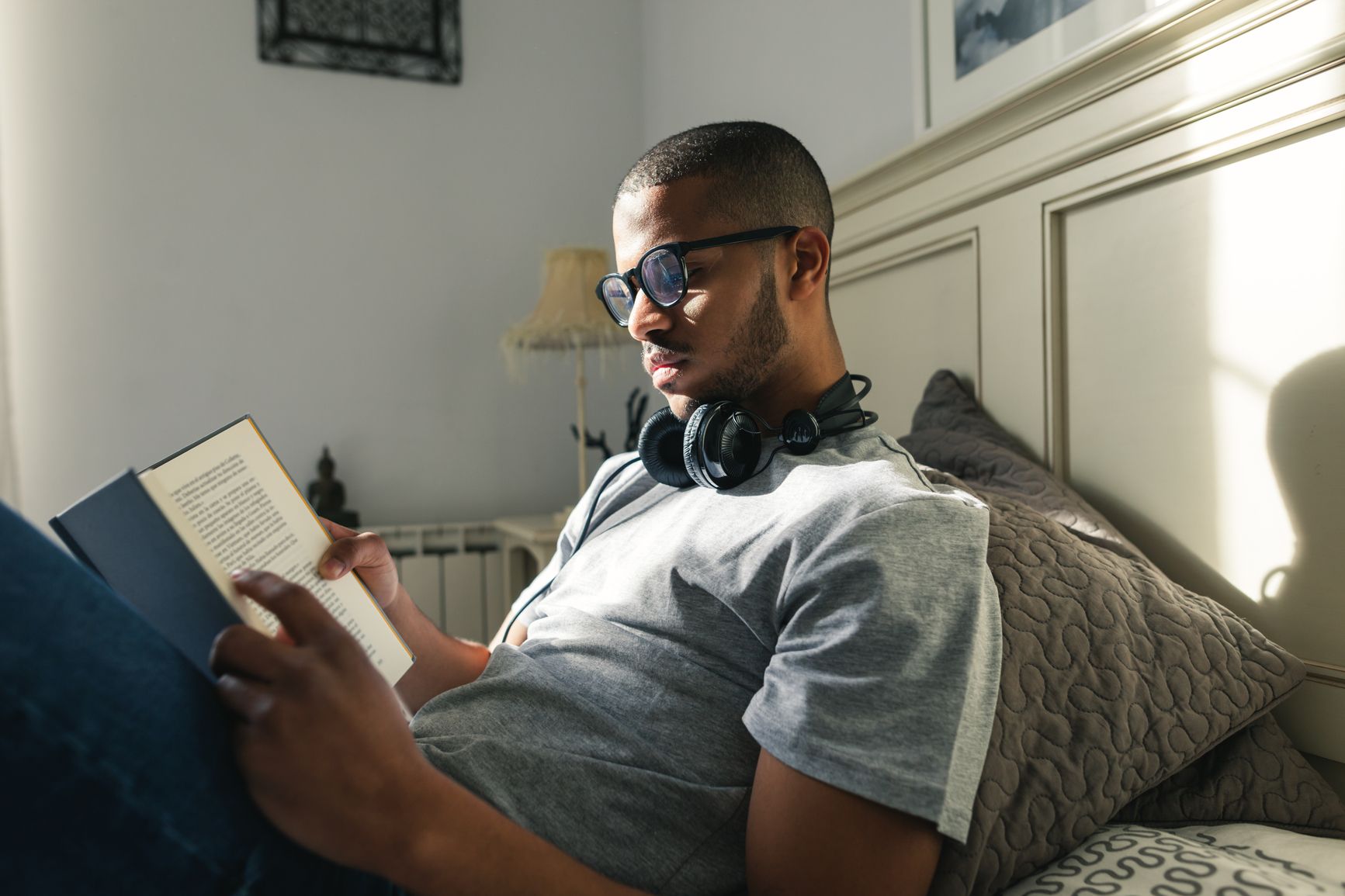 man reading