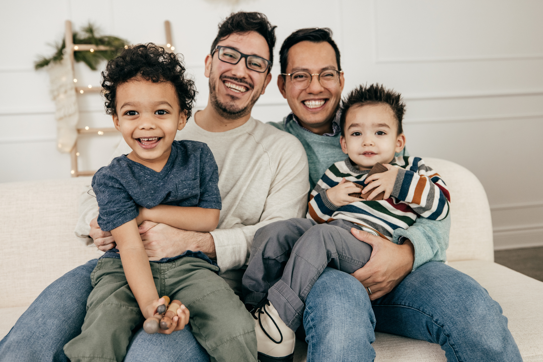 gay dads with two children