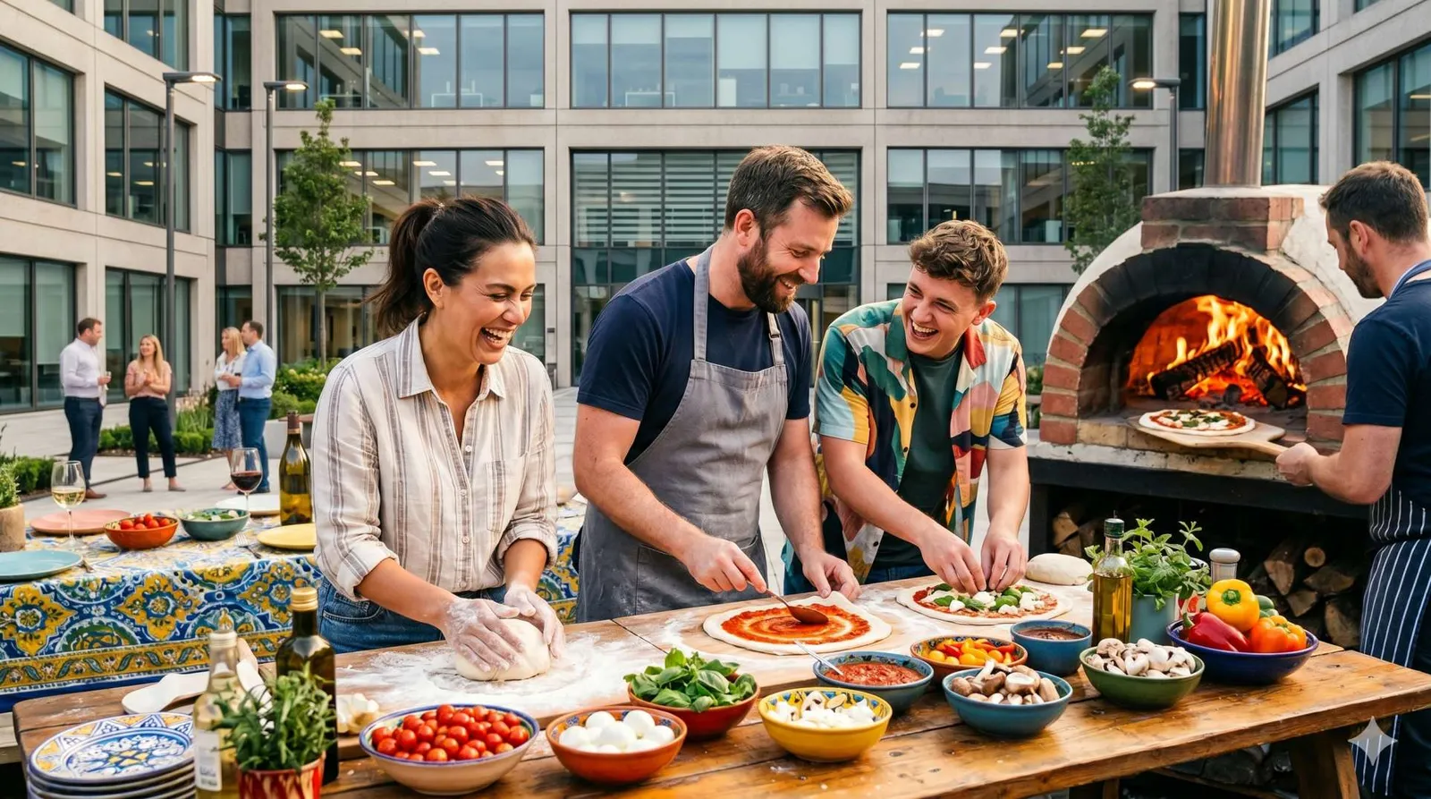 Pop up pizza party