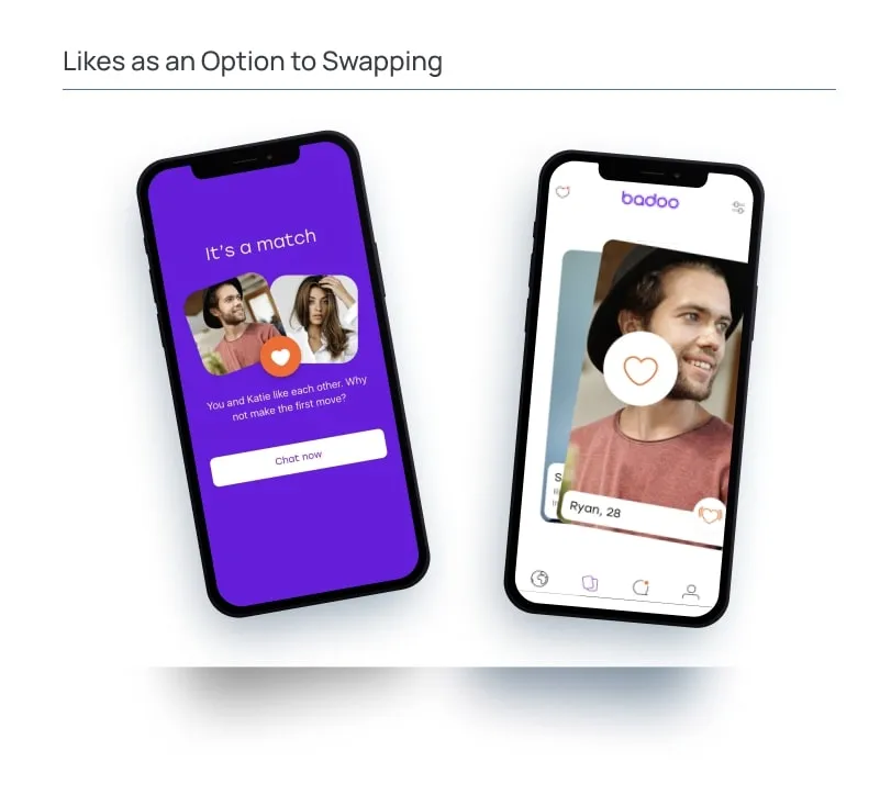 Likes as an Option to Swapping