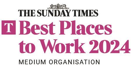 Logo: The Sunday Times Best Places to Work 2024, Medium Organisation.