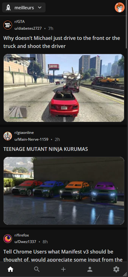 Reddit Tauri App - Aperçu 2