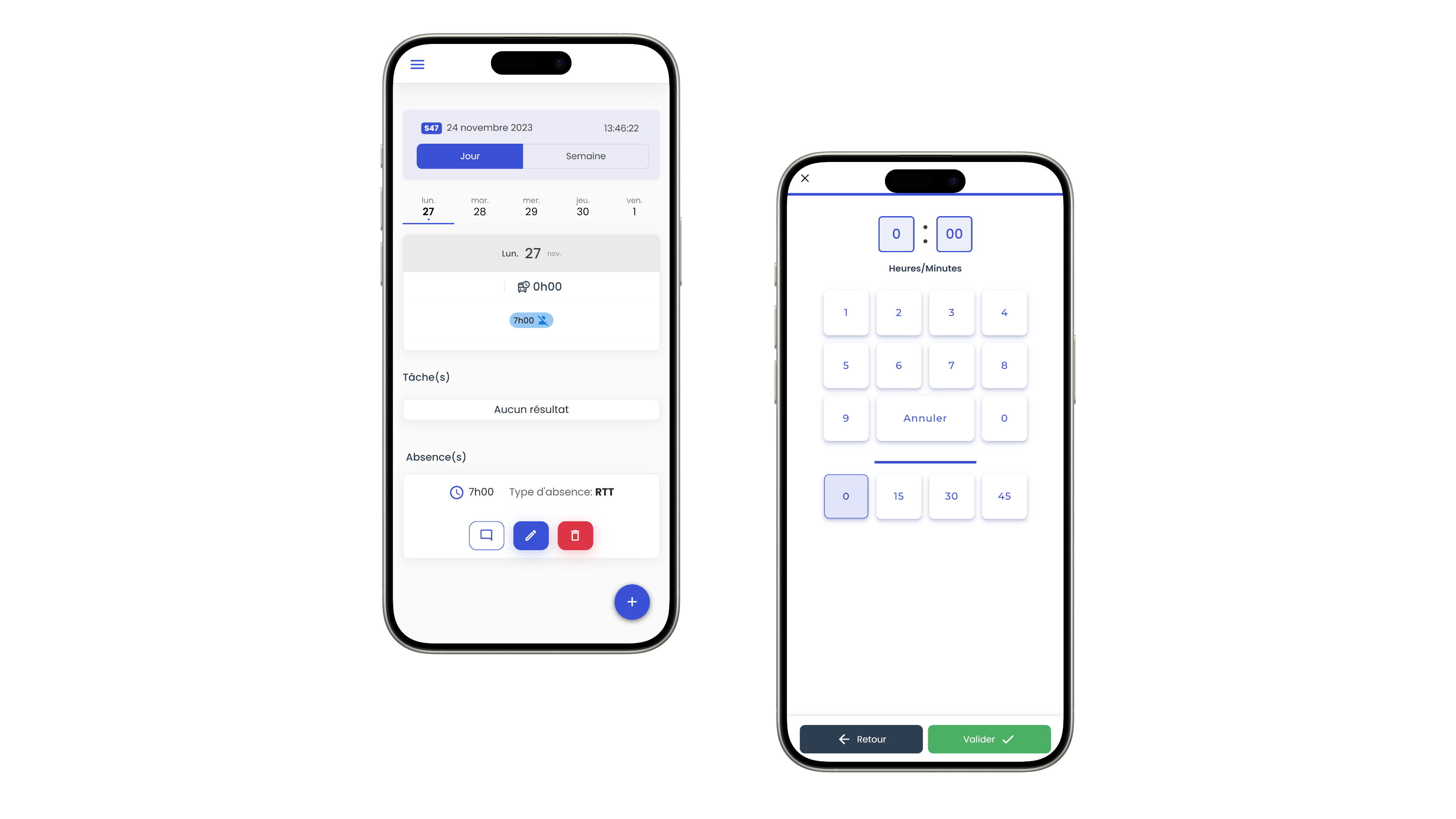 Logiciel de gestion de temps (Kodeva) - Aperçu 1