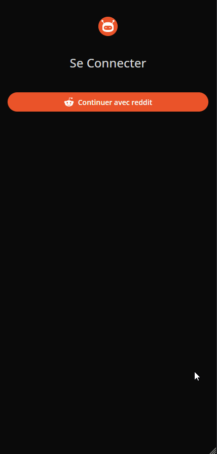 Reddit Tauri App - Aperçu 1