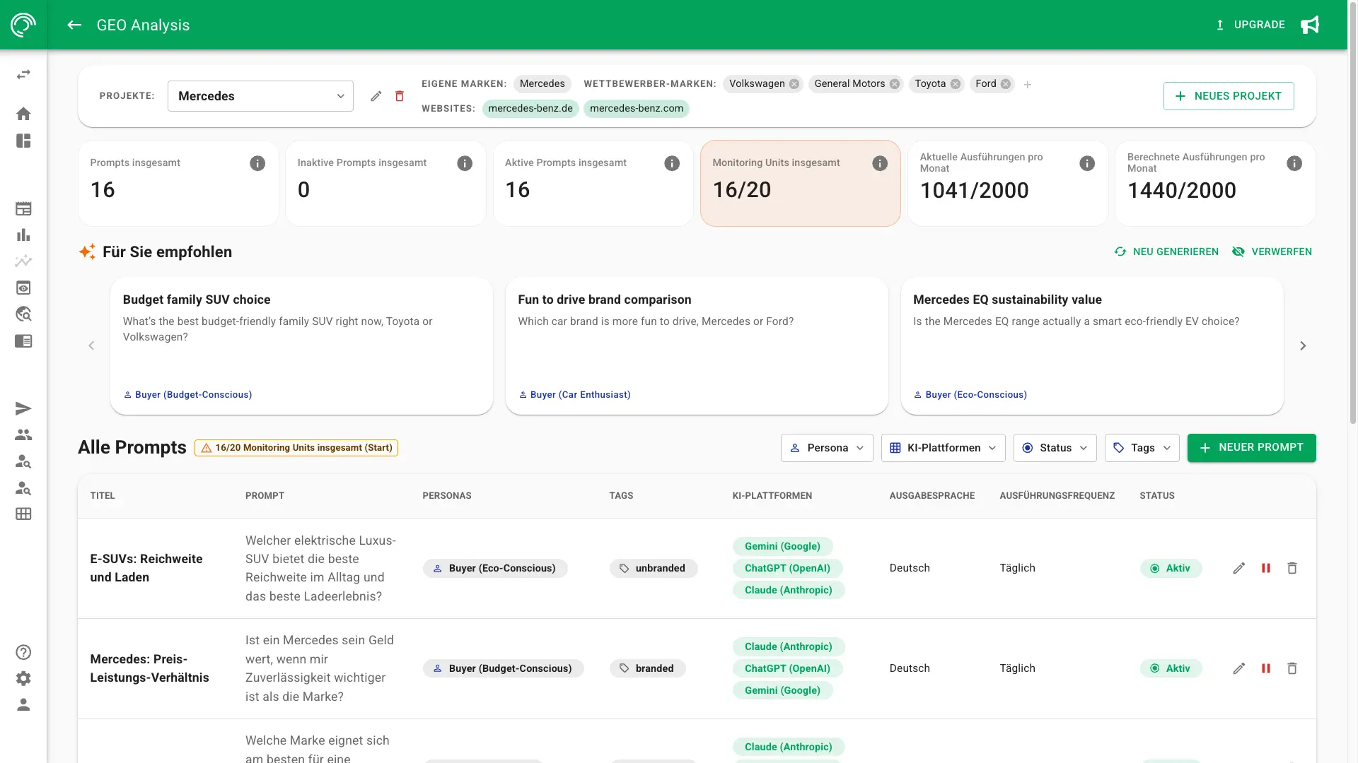 GEO-Analyse in NewsRadar – Prompt-Bibliothek