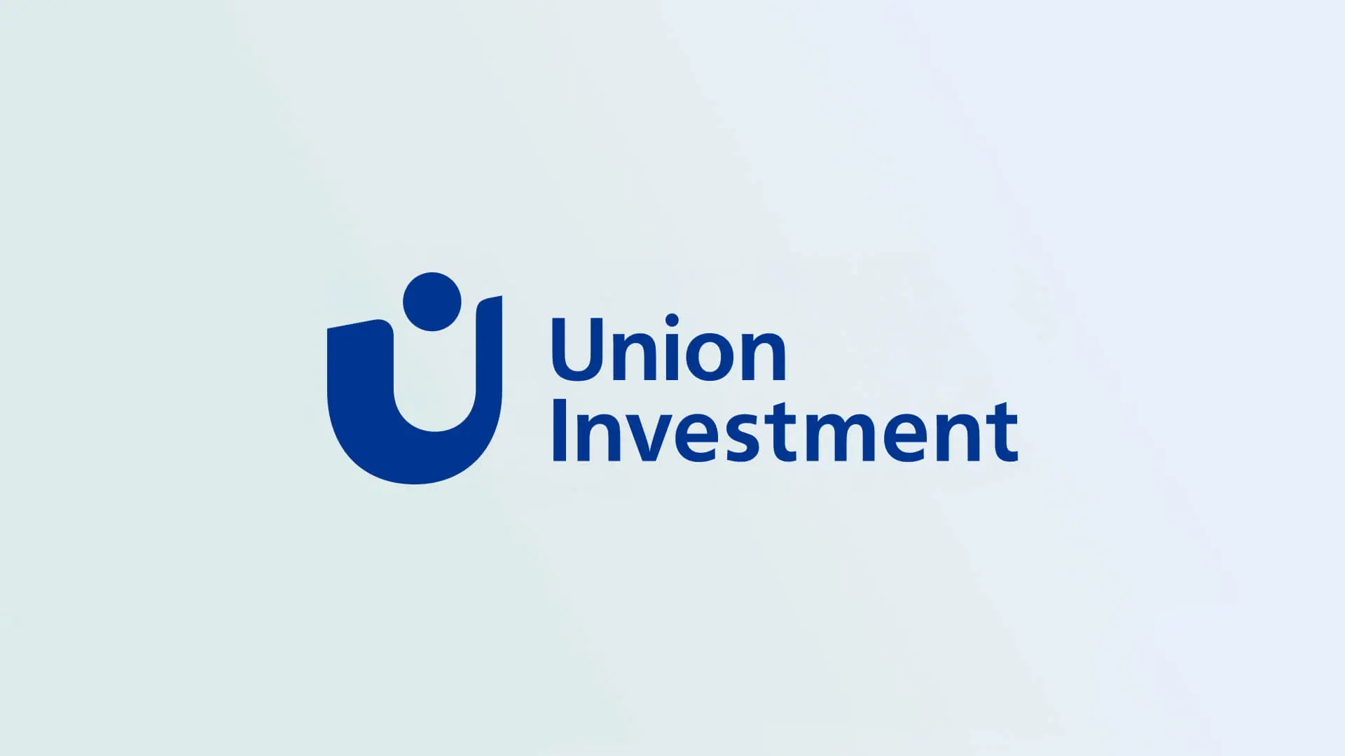 Logo Union Investment mit Hintergrund