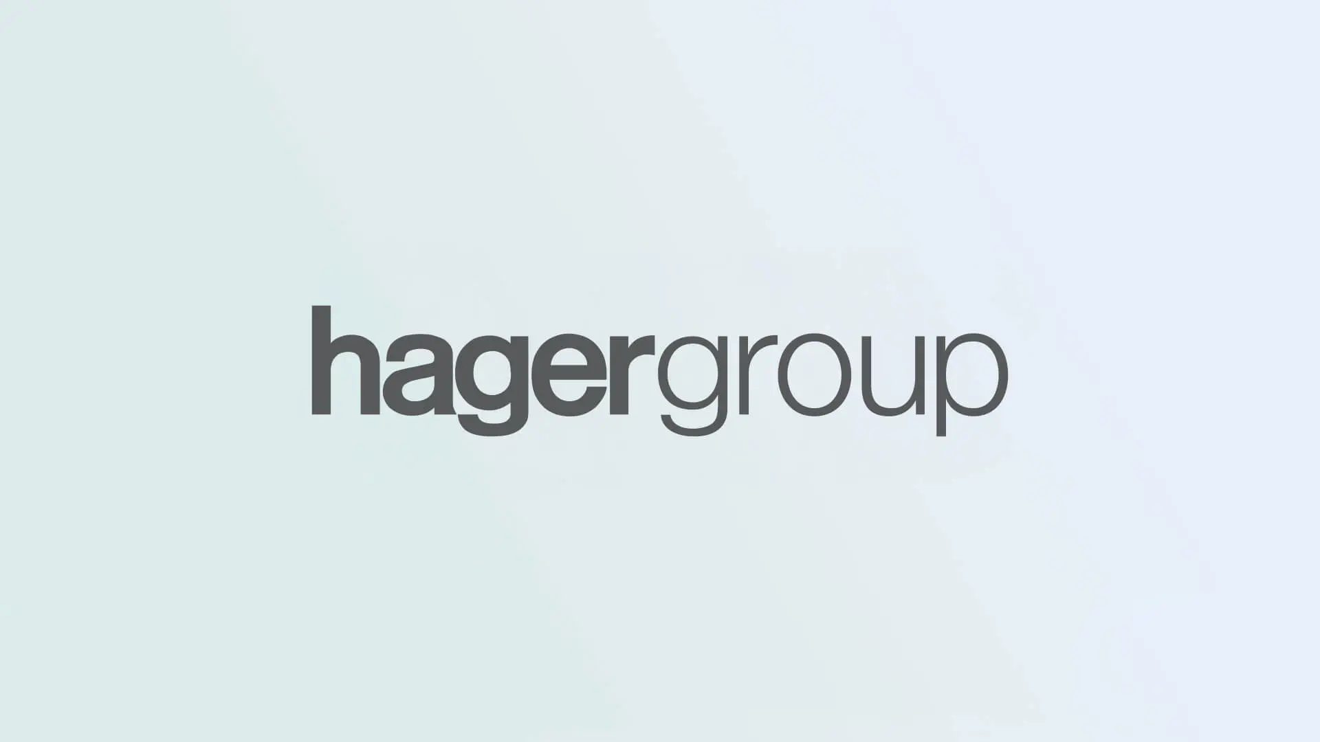 Logo Hager Group mit Hintergrund