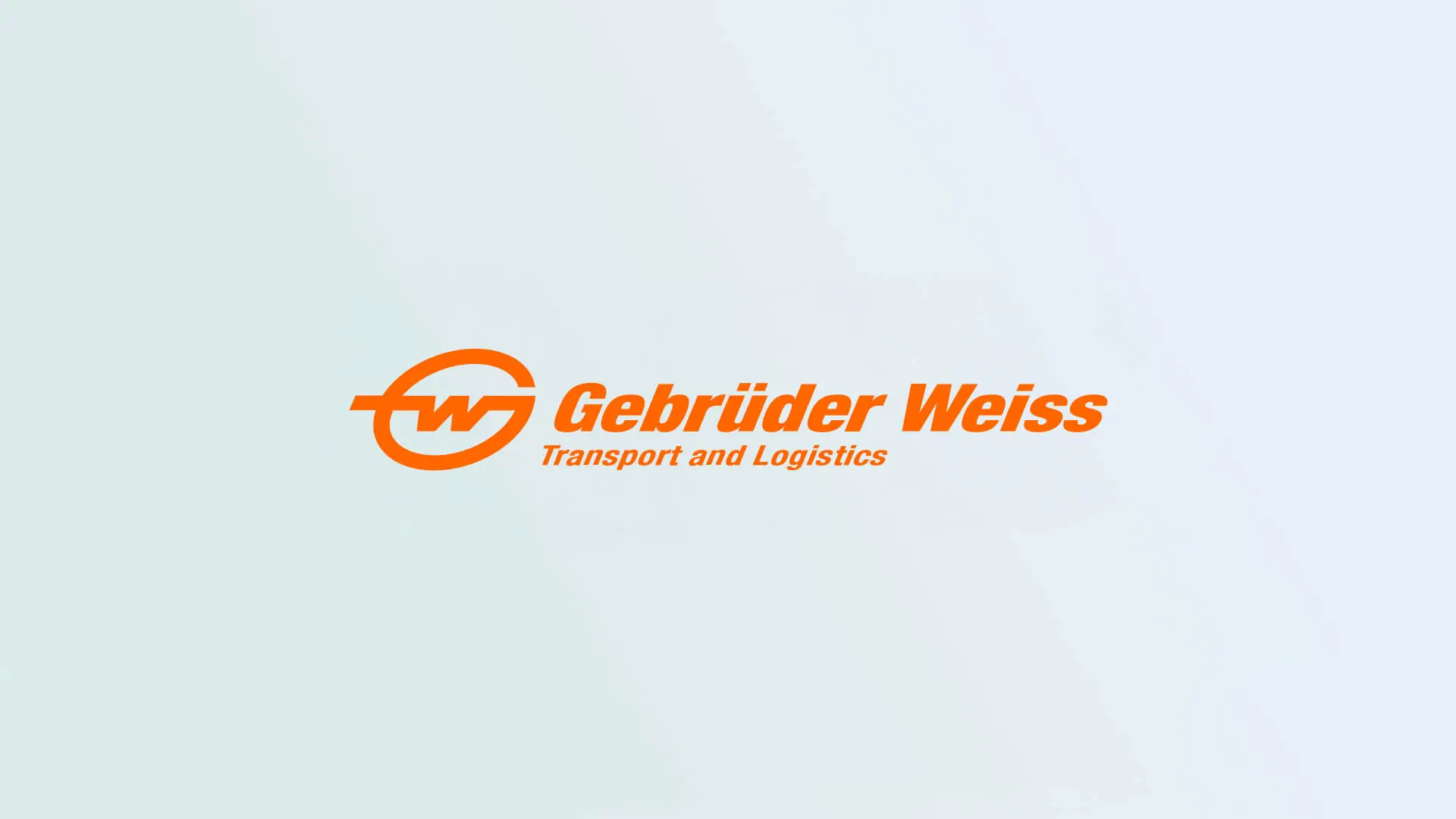 Logo Gebrüder Weiss mit Hintergrund