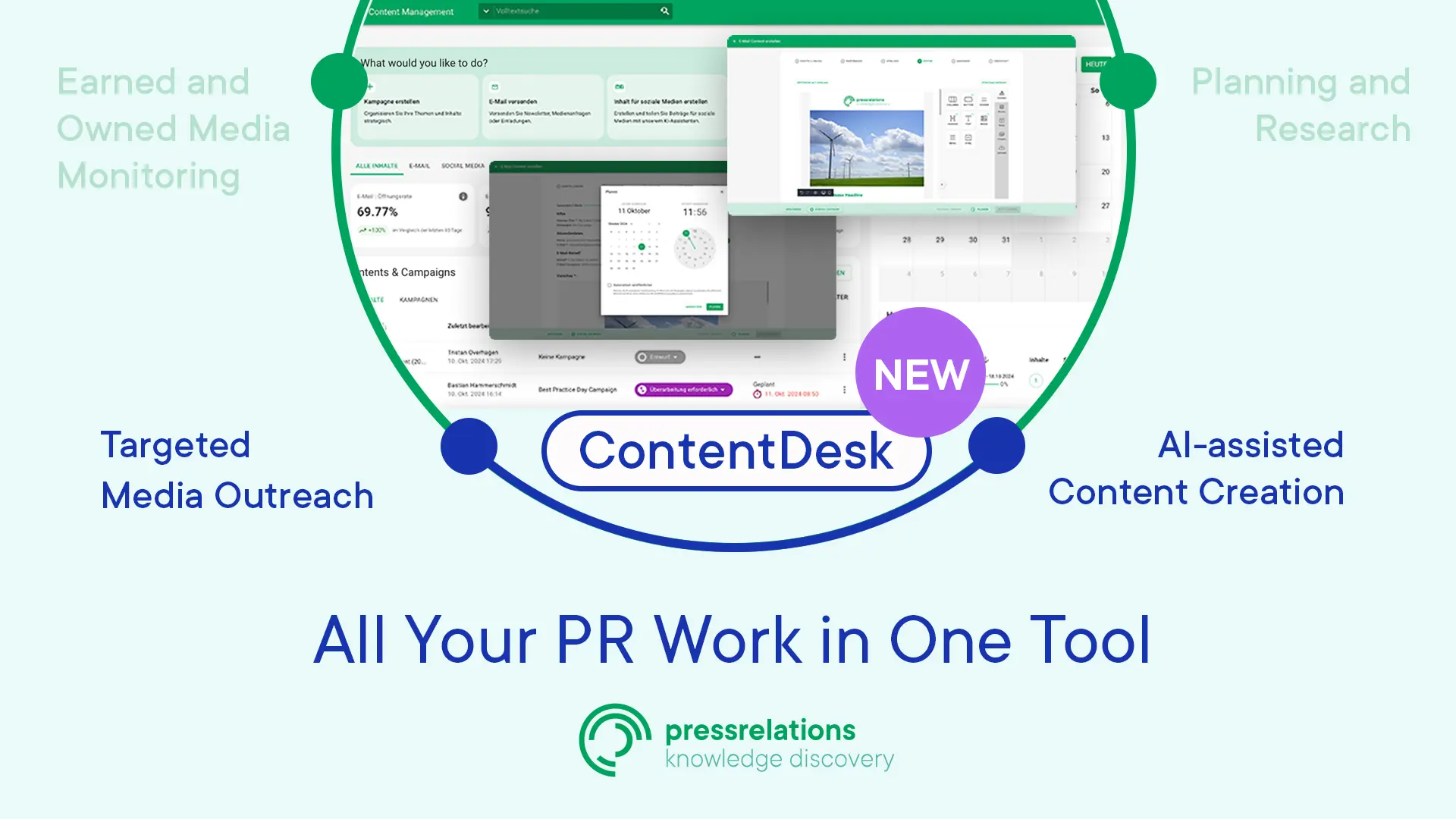 All Your PR Work in One Tool with ContentDesk for Targeted Media Outreach and AI-assisted Content Creation