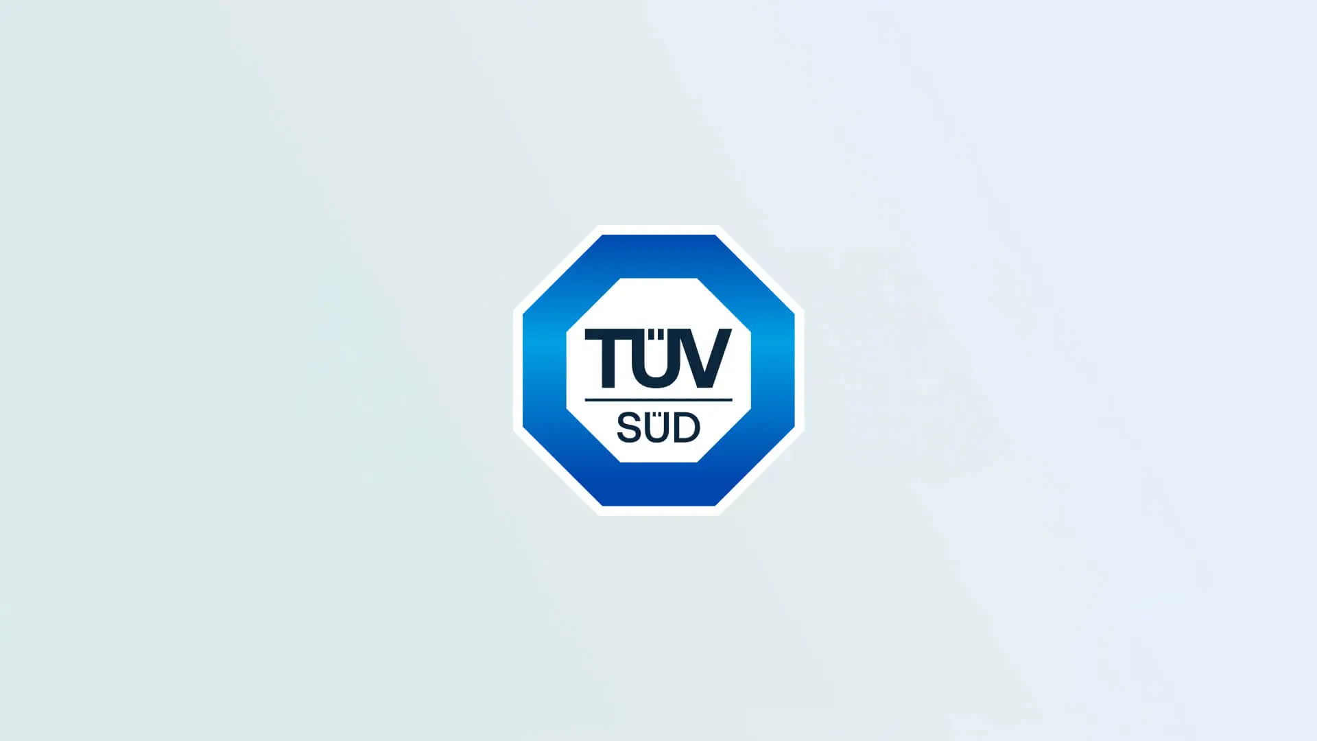 Logo TÜV Süd mit Hintergrund