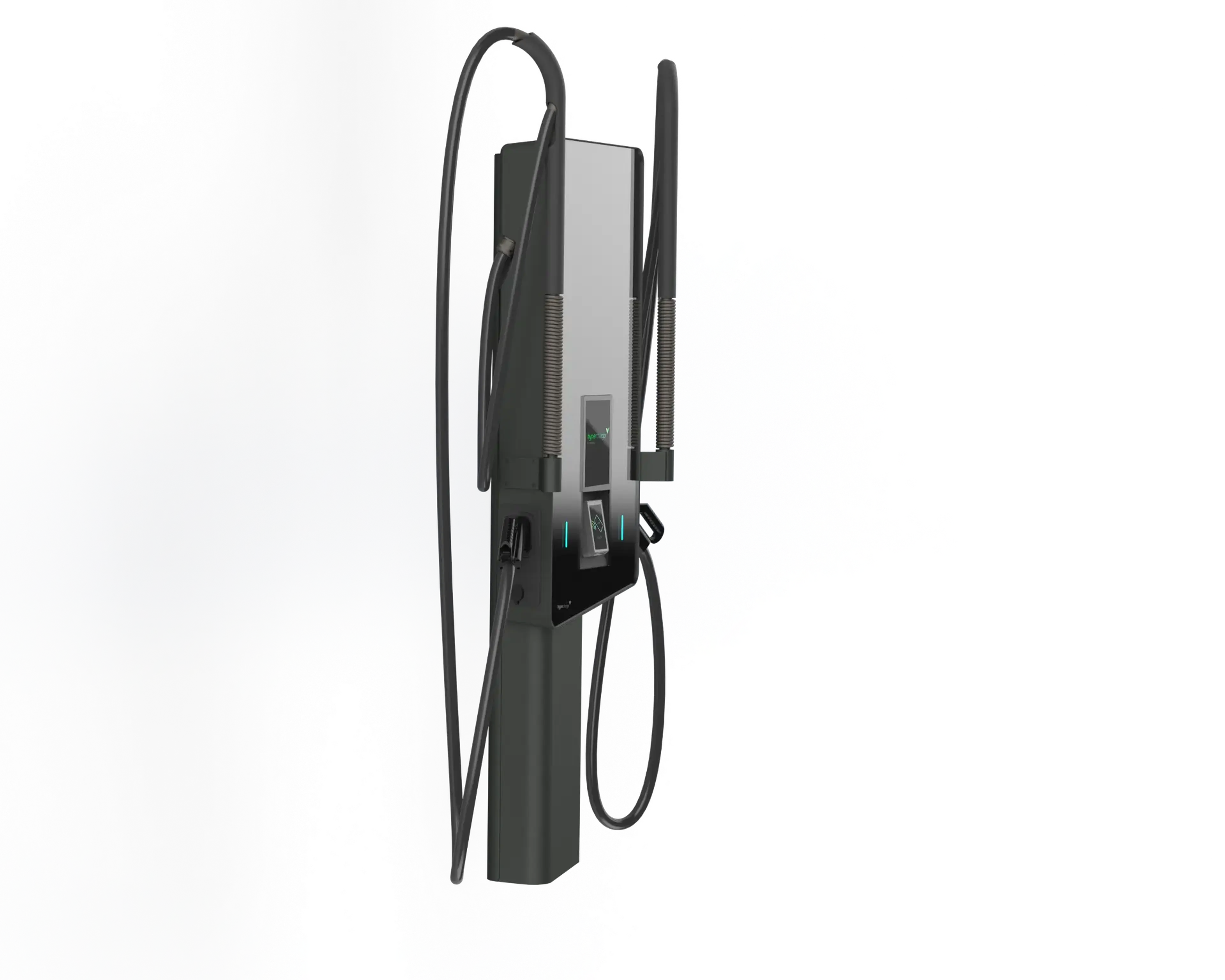 Hypercharger 50 als wandmodel schuin van links