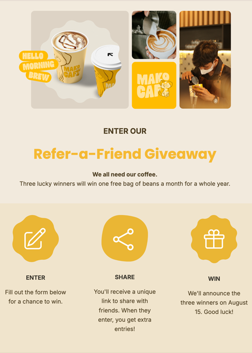 Refer-a-Friend Giveaway