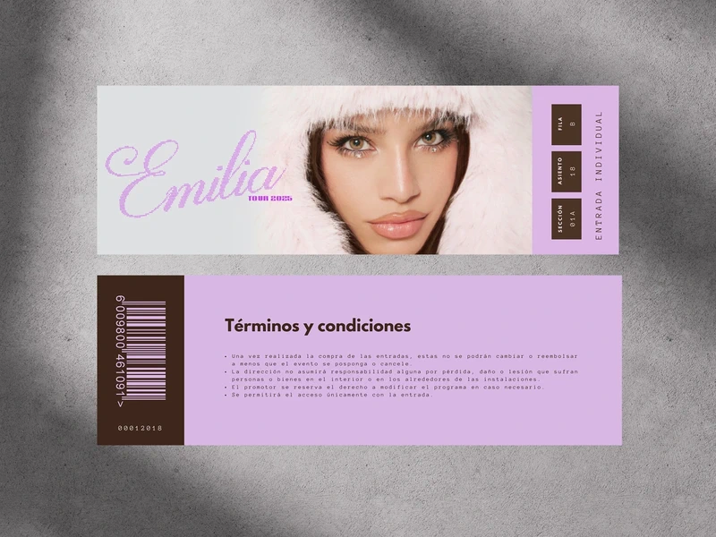 Entrada conmemorativa Emilia Mernes