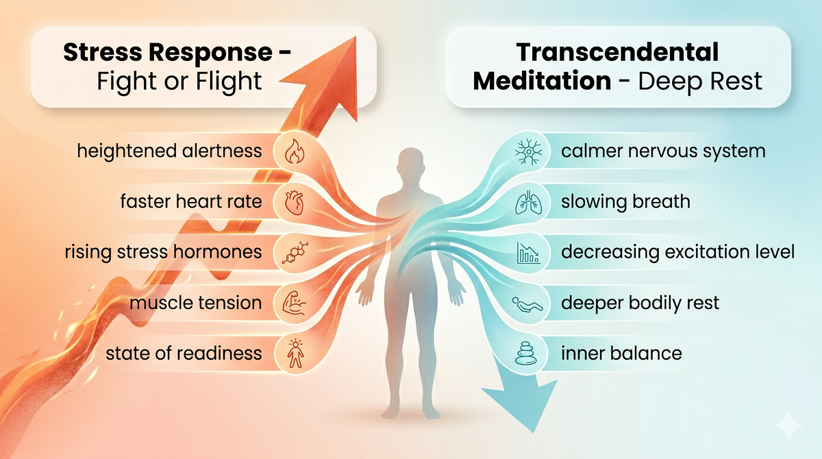 Fight or flight — the body's ancient survival response taking over