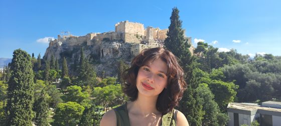 With Fanni in Athens