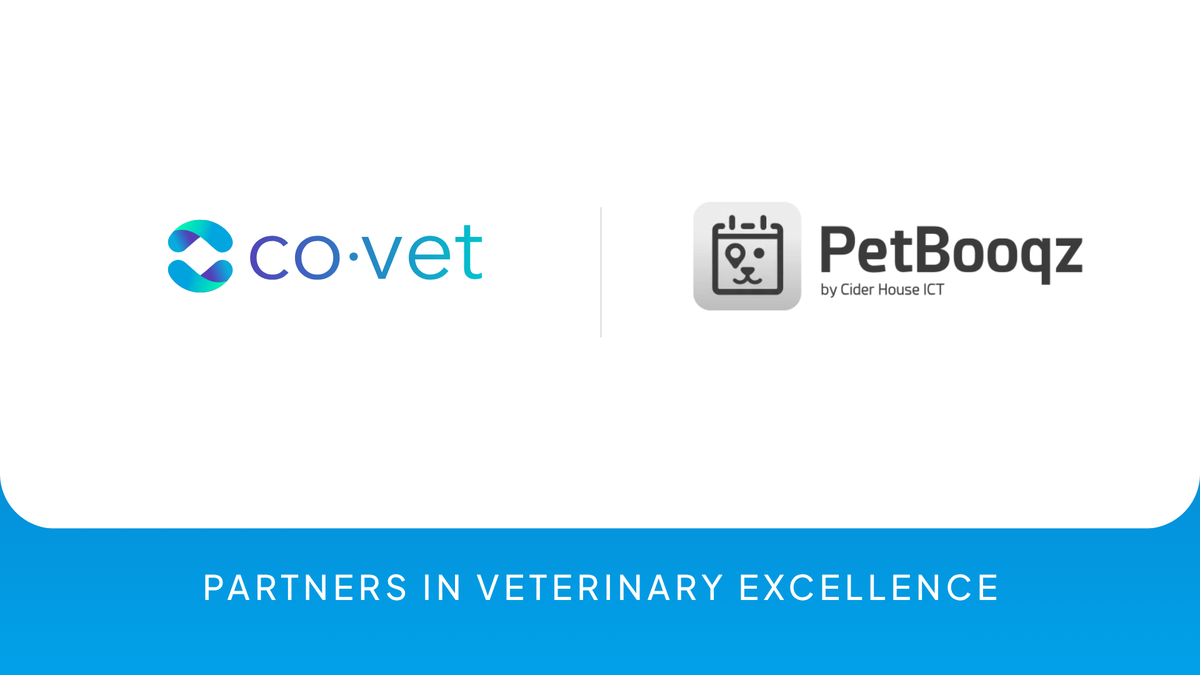 CoVet Launches Petbooqz Integration to Give Australian Veterinary Teams More Time Back