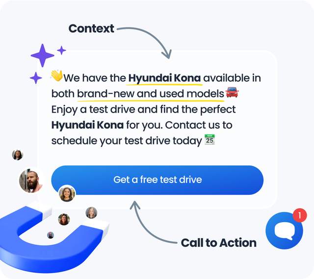 AI engage feature