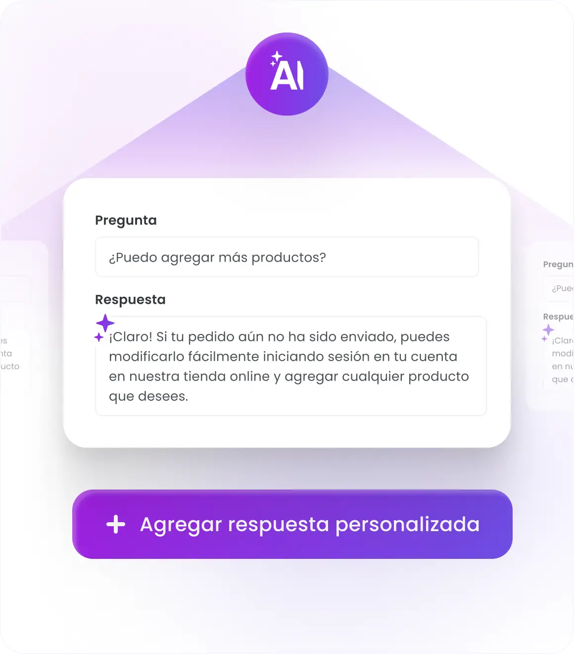 AI Shopping Assistant - Custom Question and answers