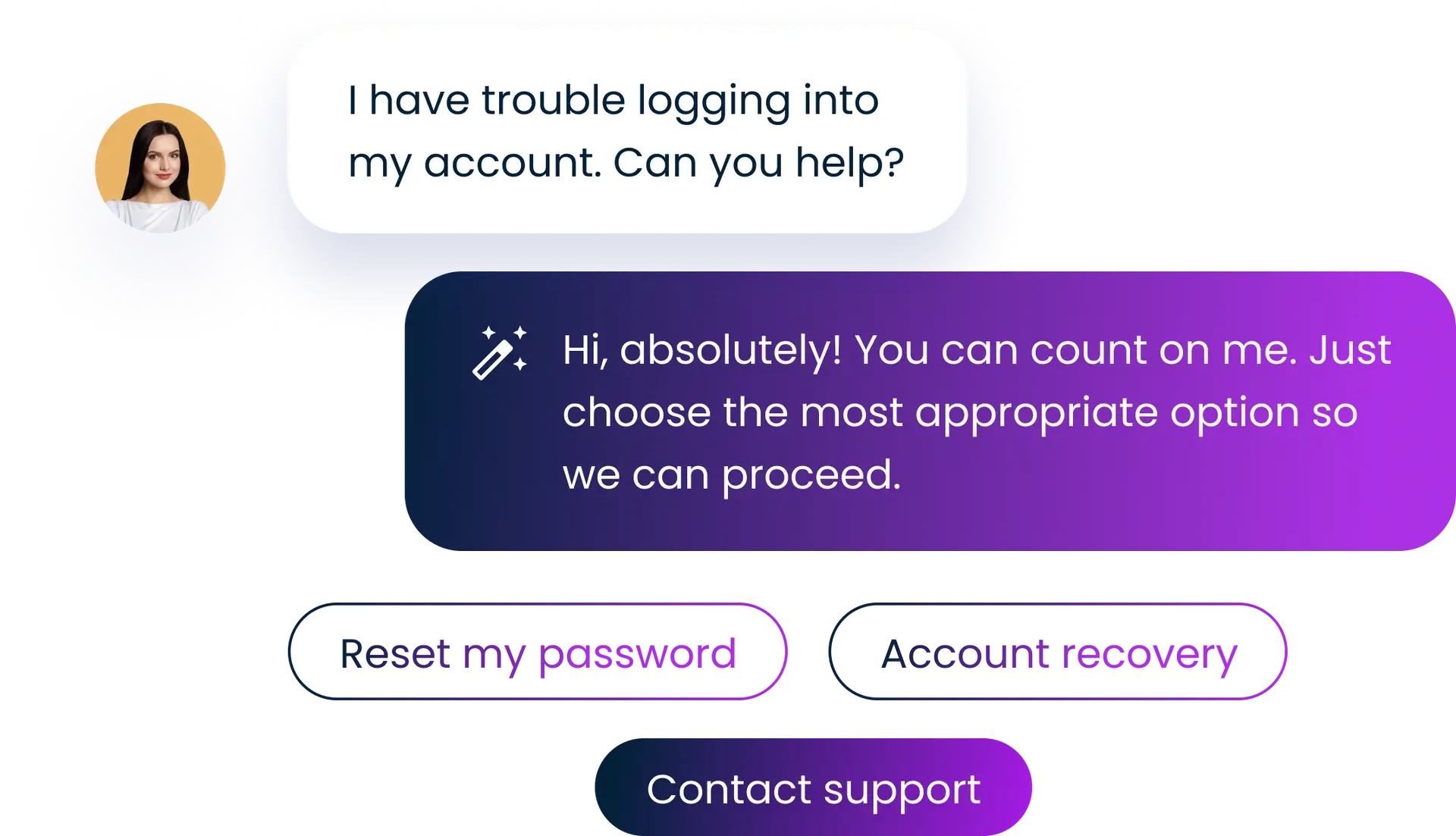 Reduce cost with AI chatbot by automating routine customer queries