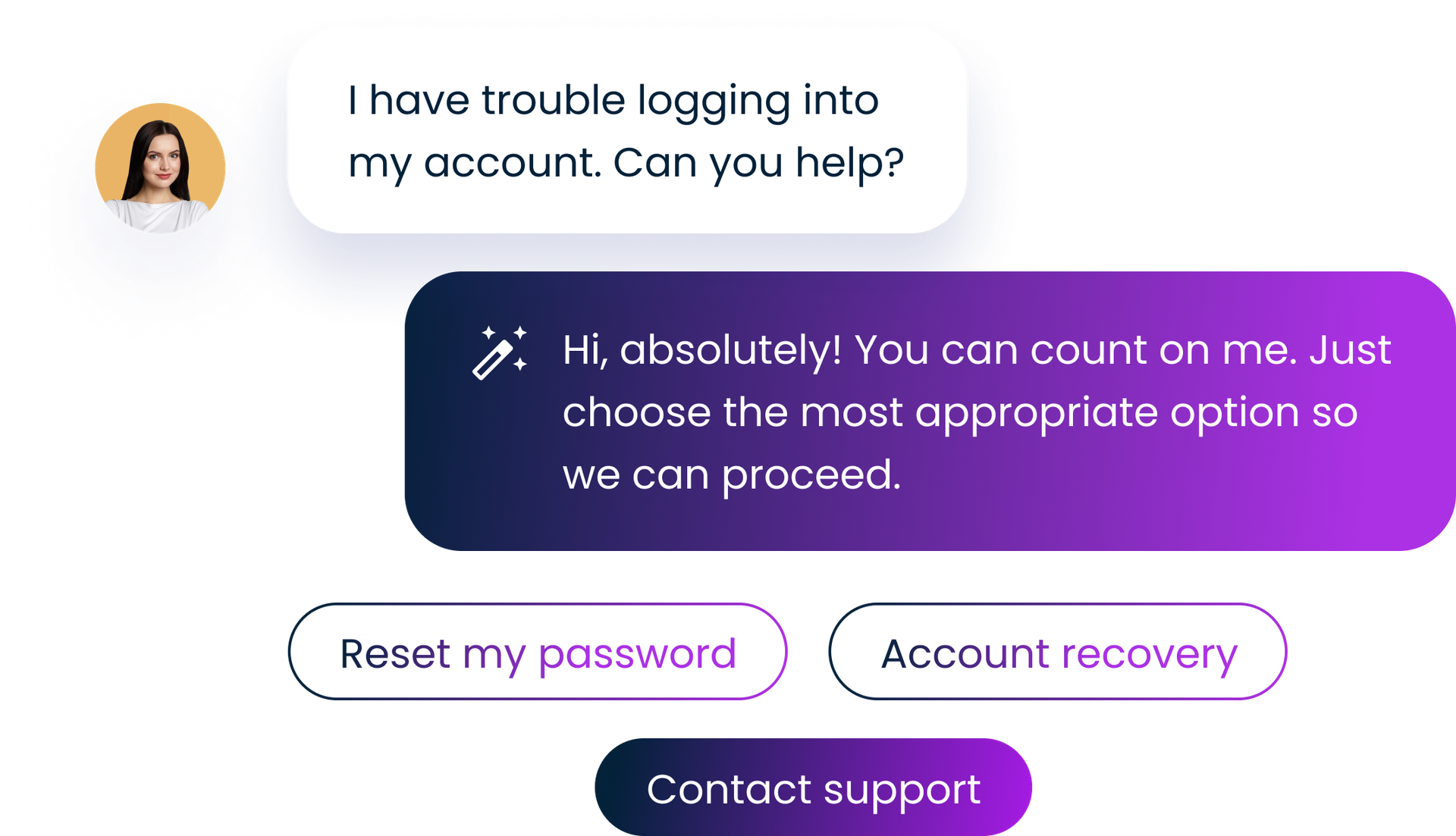 Reduce cost with AI chatbot by automating routine customer queries