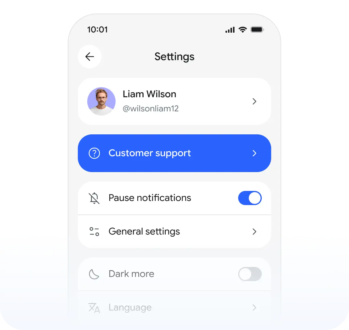 One-click contact