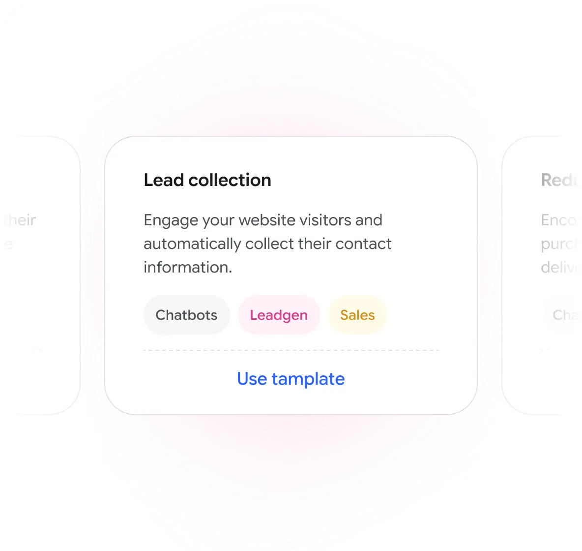 Chatbot templates