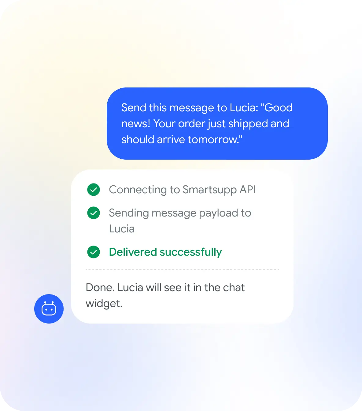 Reply without leaving AI terminal