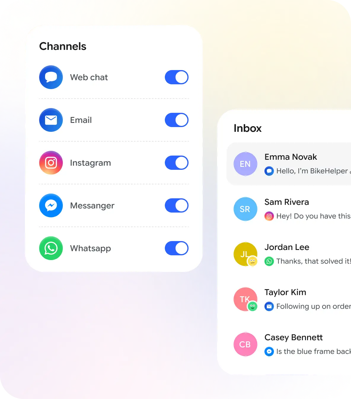 All replies in one place