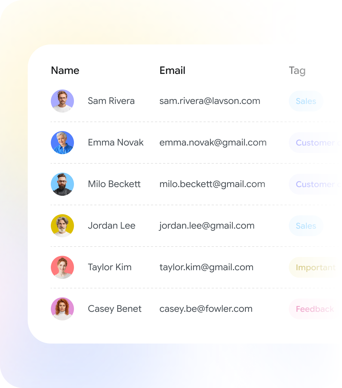 Manage leads effortlessly