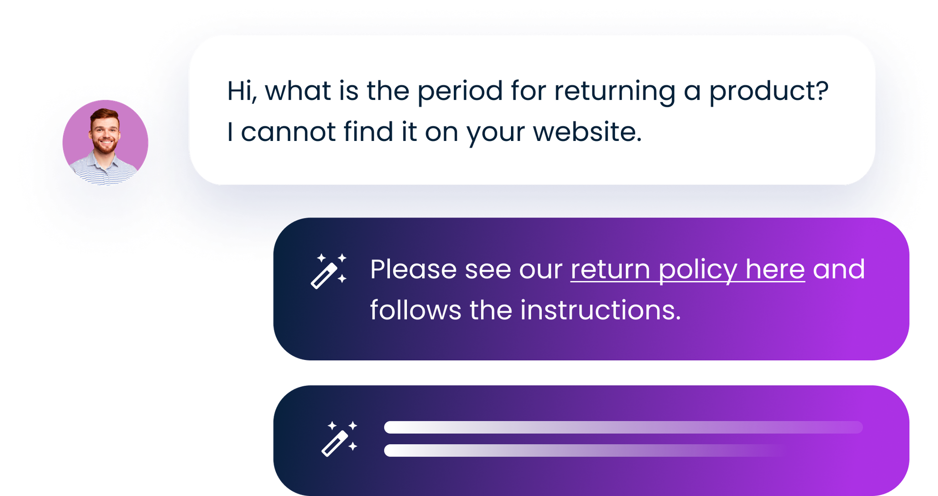 Help your agents respond to your customers with AI