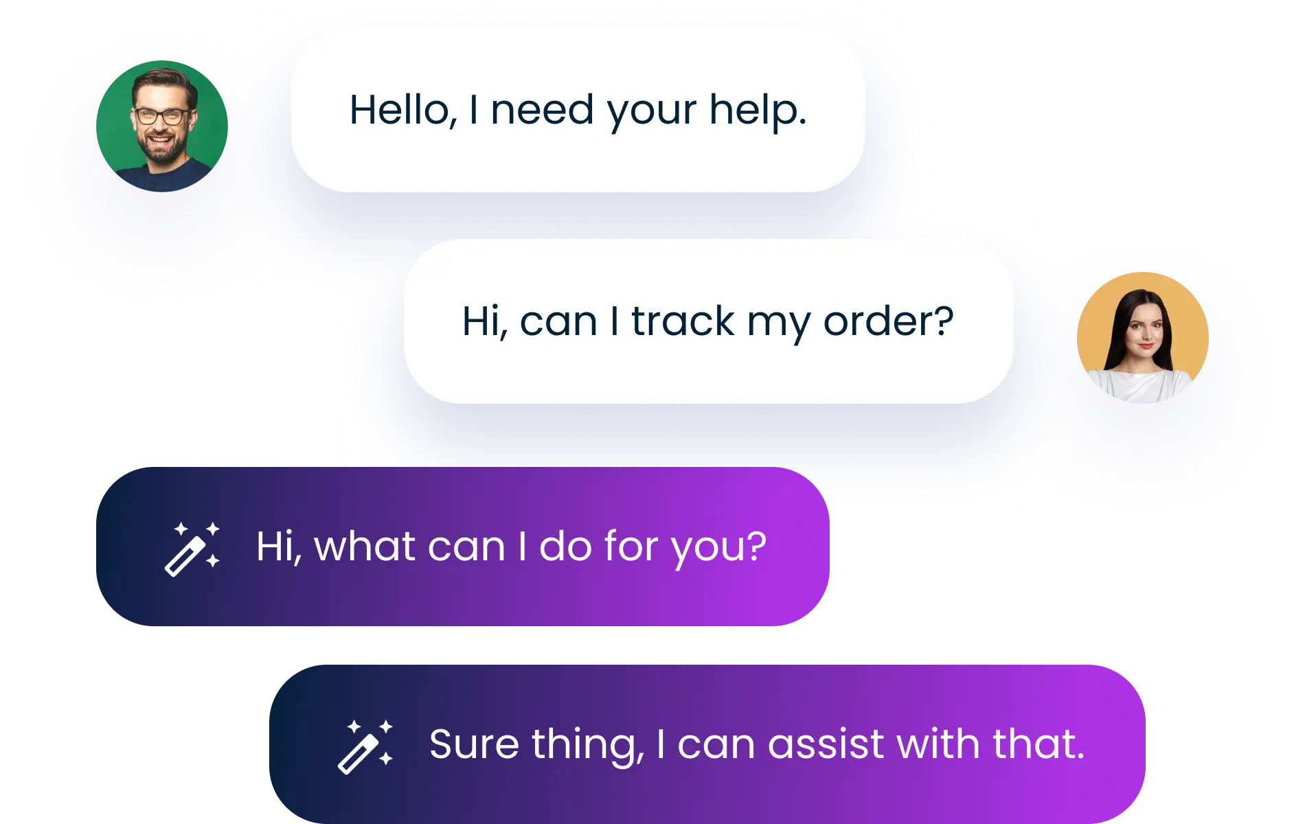 Manage multiple customer interactions simultaneously with AI chatbot