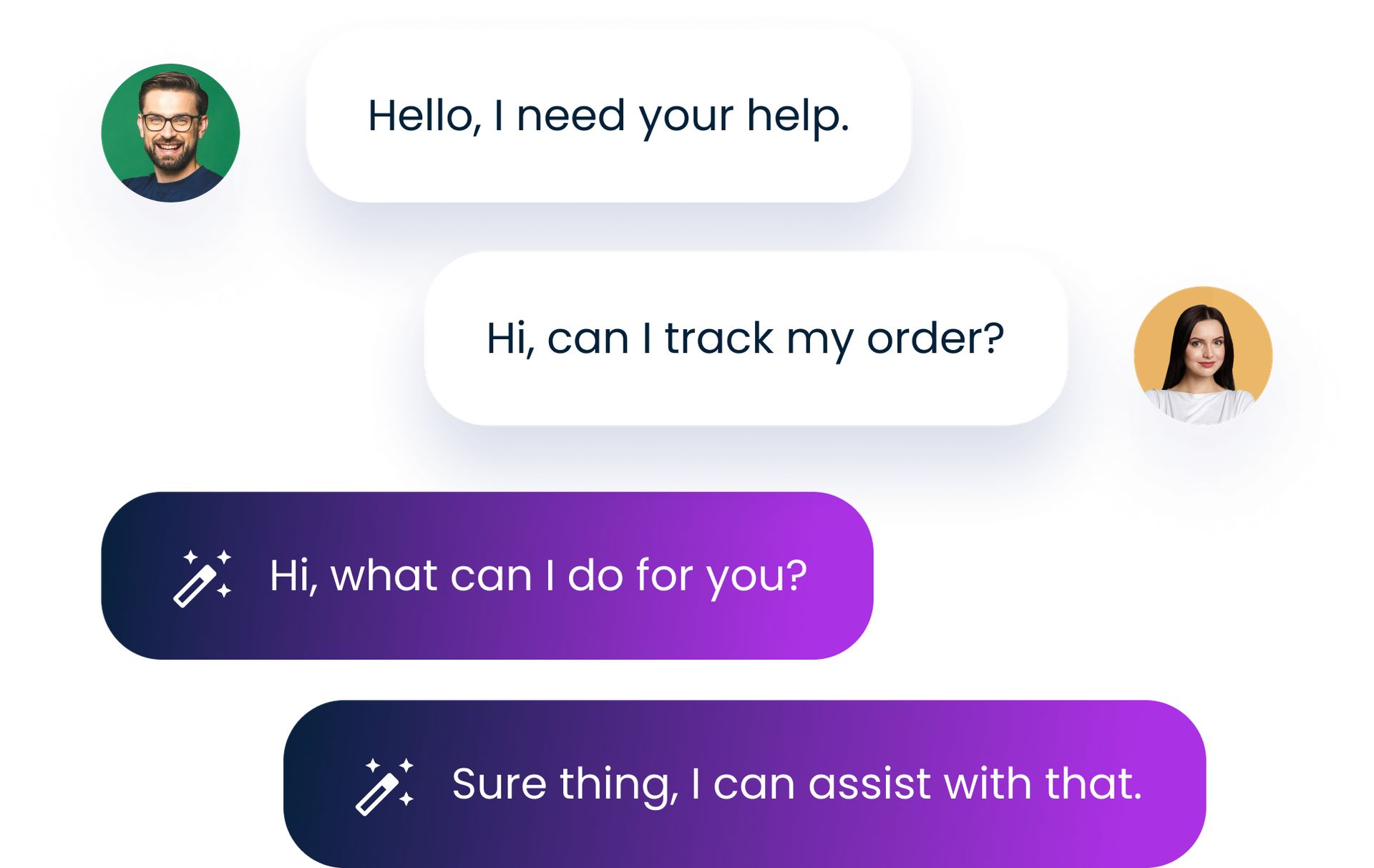 Manage multiple customer interactions simultaneously with AI chatbot