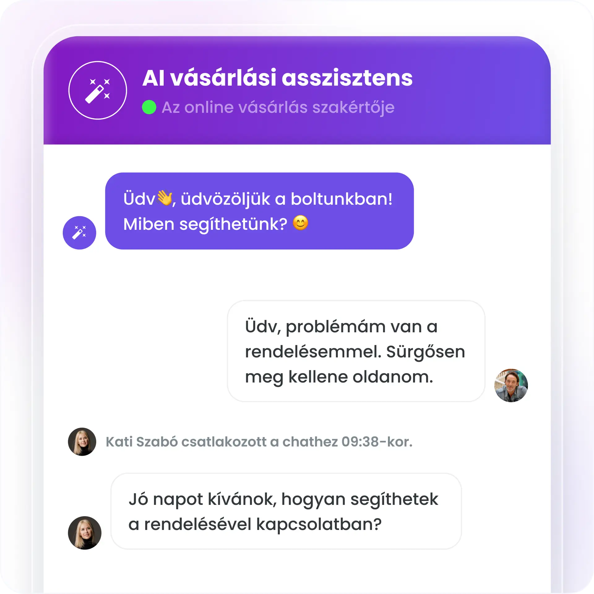 Az AI és az élő chat együttműködése