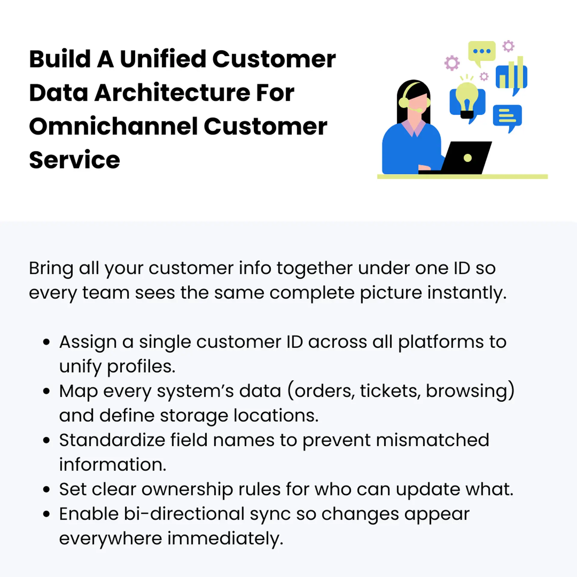 Build A Unified Customer Data Architecture