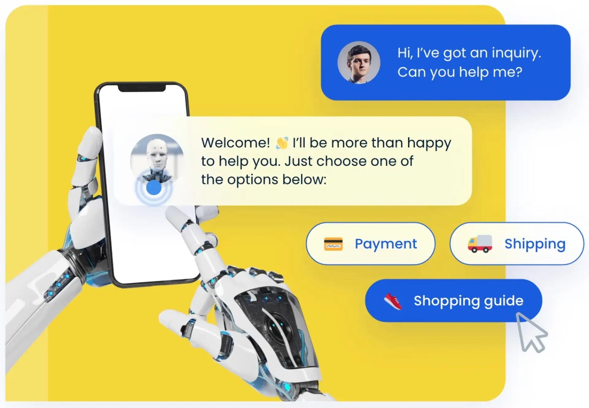 Zaangażowanie klientów AI: Chatbot