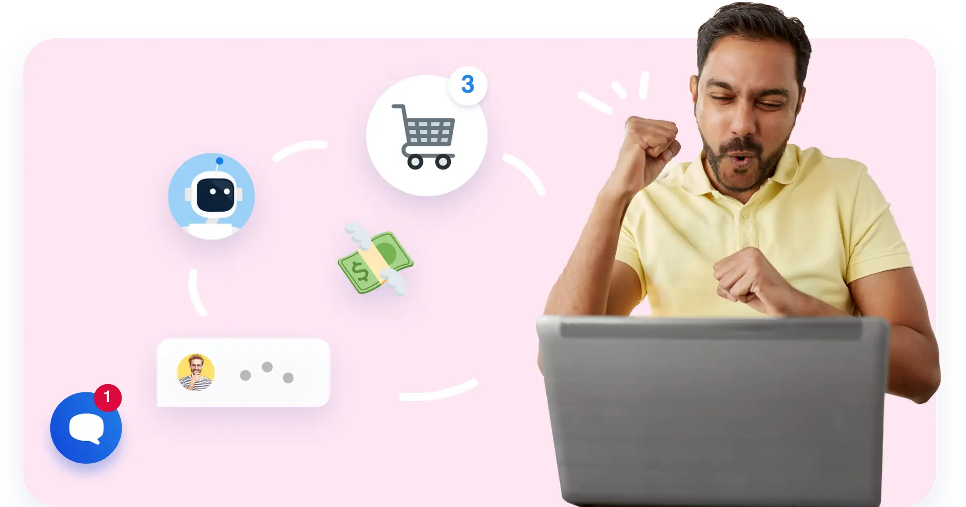 Chatbot gives swift and quality customer service to potentially good visitors, who in turn become loyal customers simply through the chatbot’s intervention and guidance