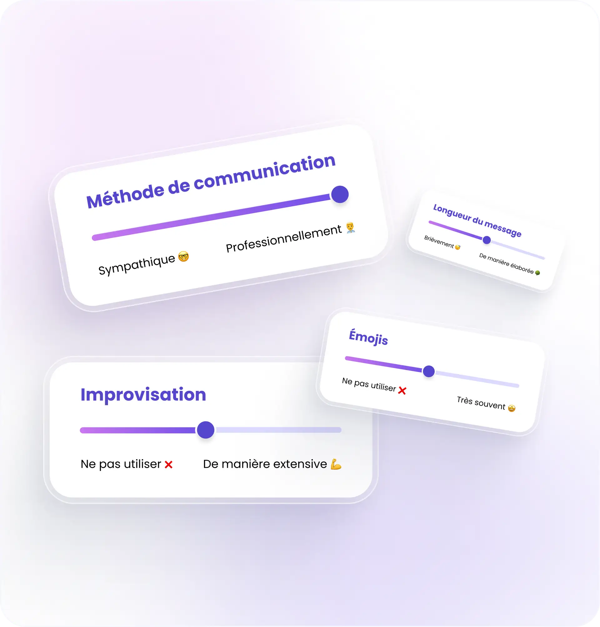 Définissez le style de communication