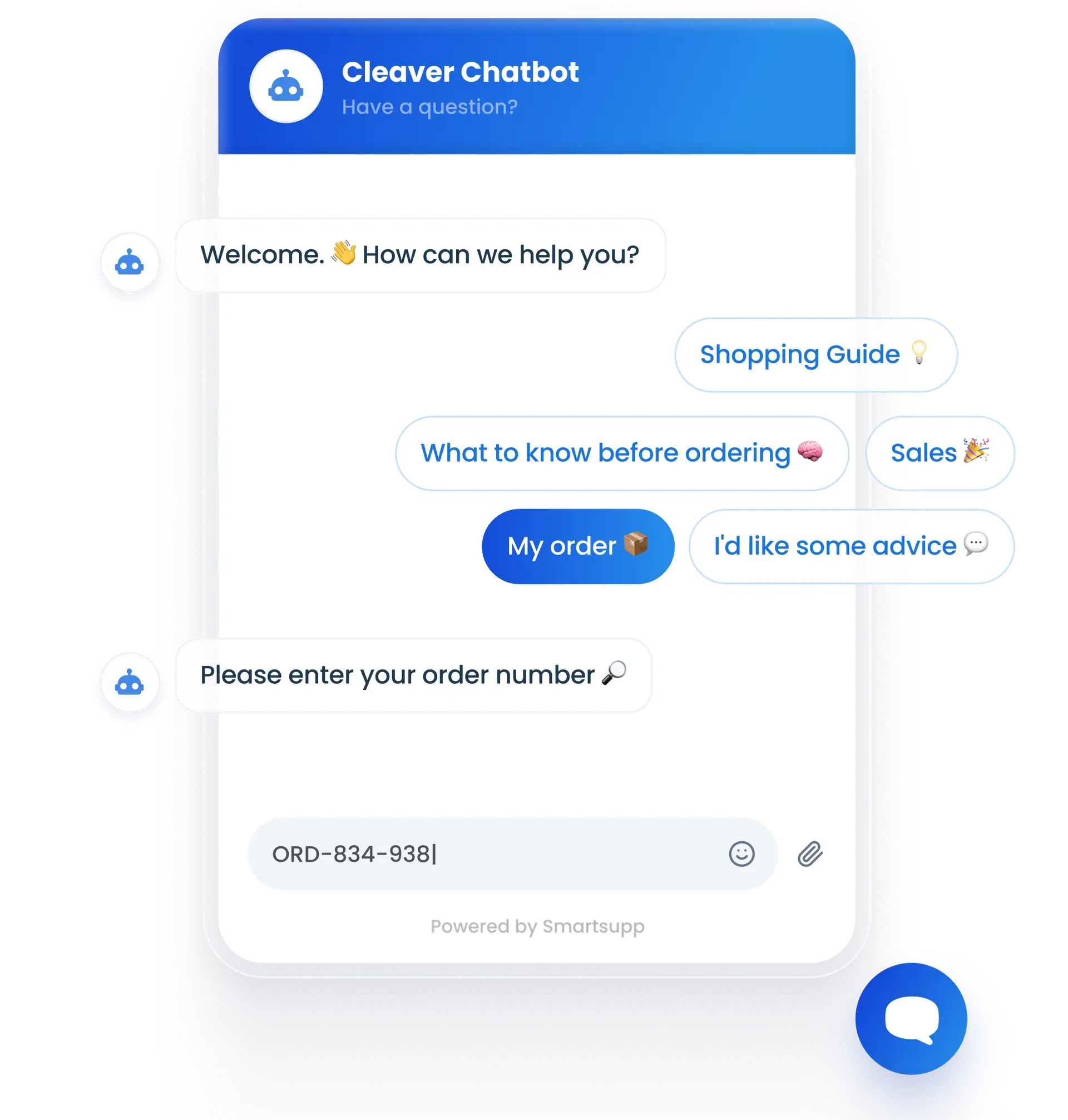 Smartsupp chatbot flows