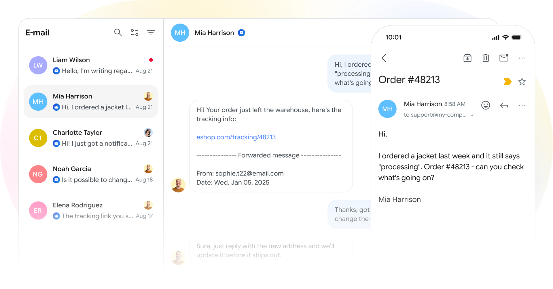 Smartsupp e-mail integration
