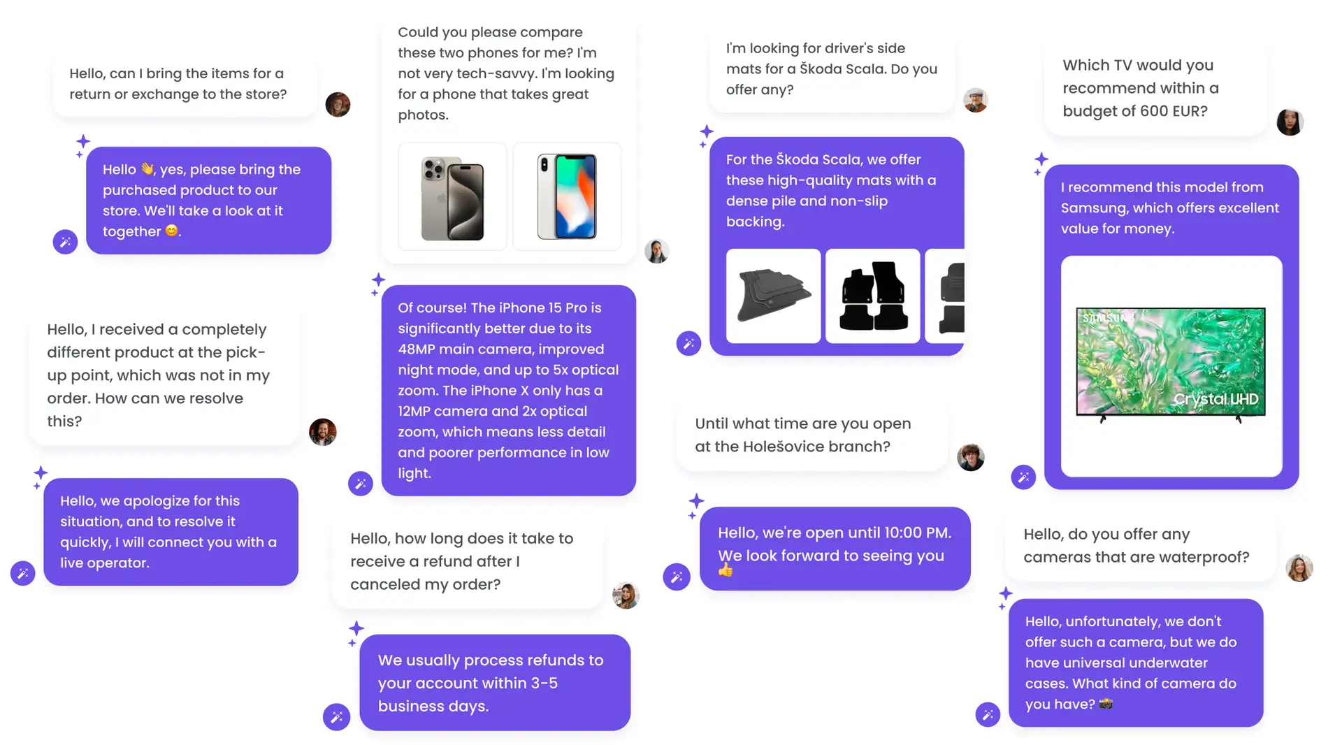 Conversation examples