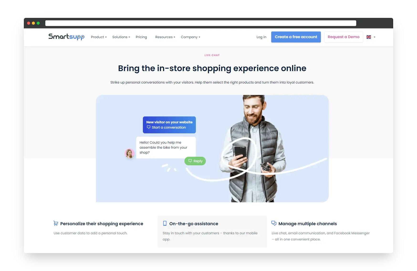 Smartsupp for maximizing sales conversion