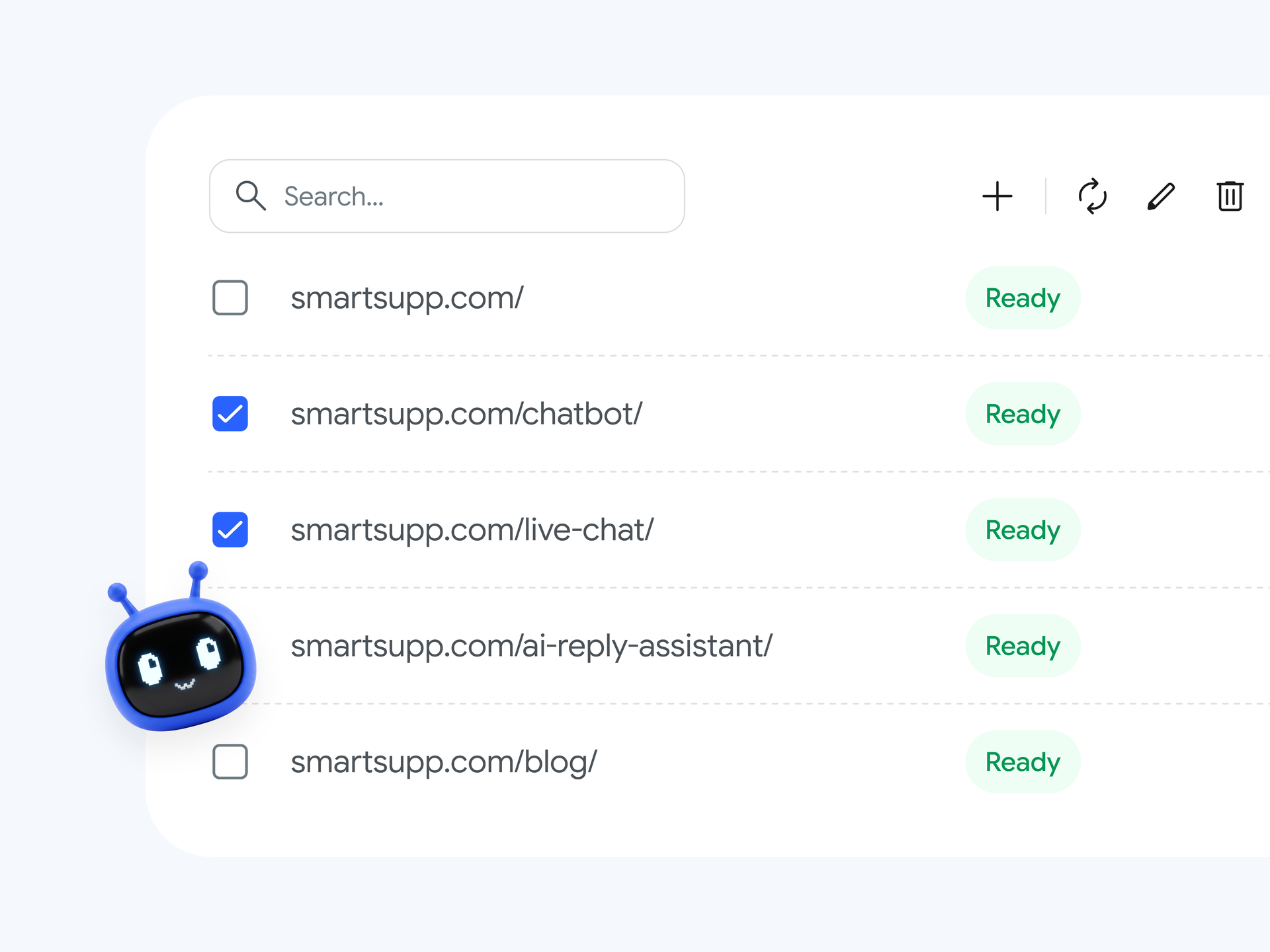 We've improved the UX for managing sources