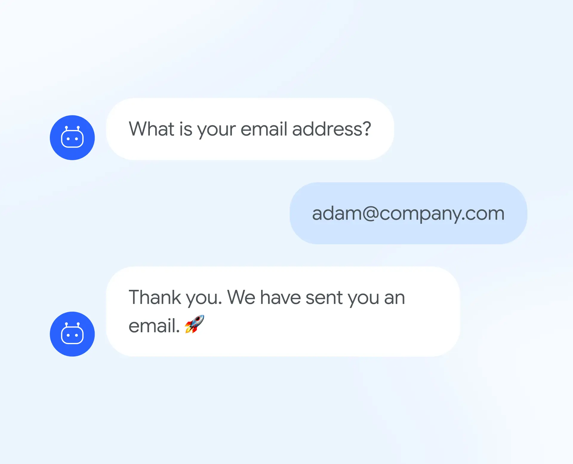 How to synergise chatbot emailing to generate leads