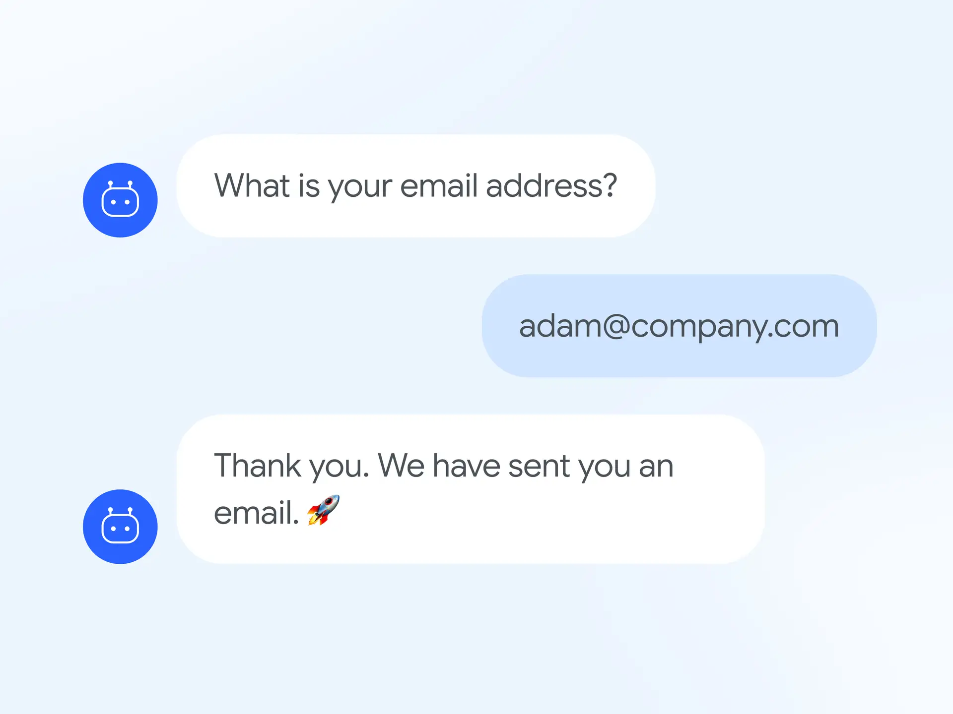 How to synergise chatbot emailing to generate leads