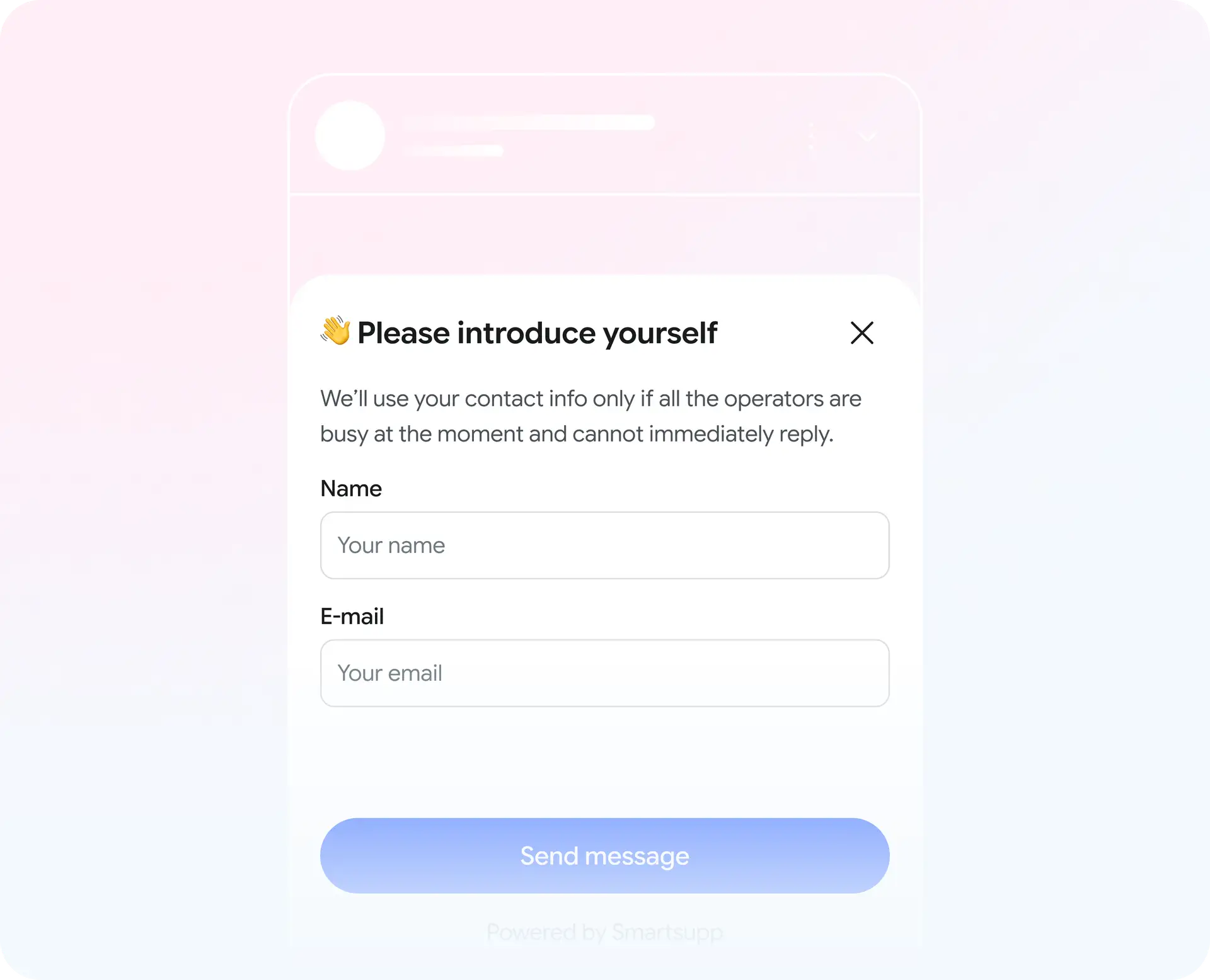 Decide when your AI agent asks for contact details