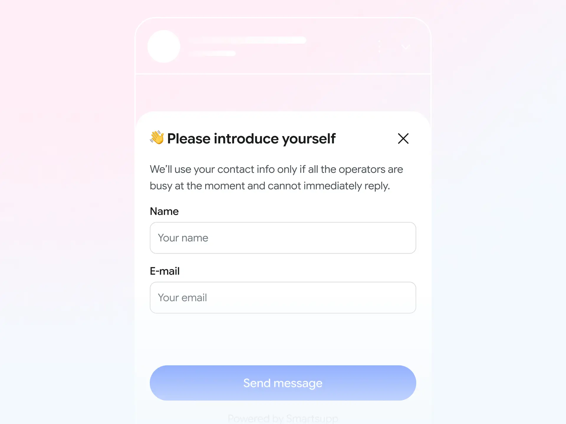 Decide when your AI agent asks for contact details
