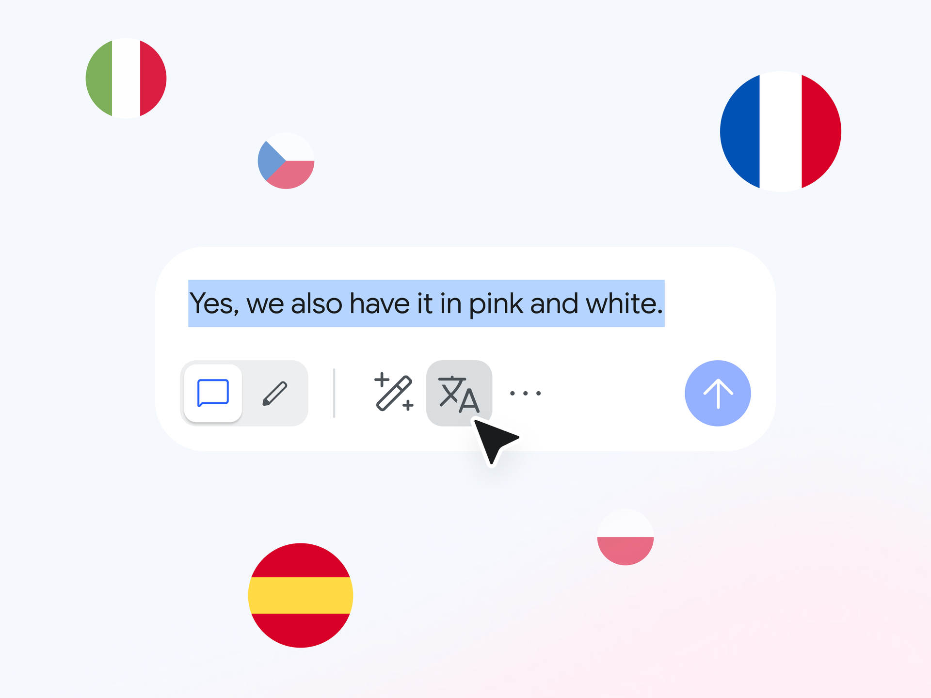 Chat with customers in their native language