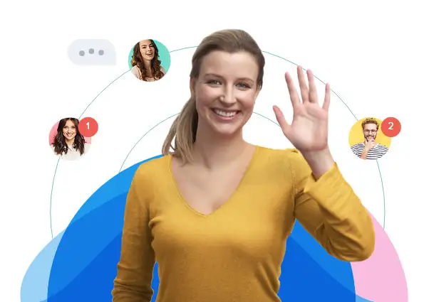 Chat with website visitors
